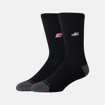 Носки мужские New Balance Active Premium Crew Socks 2 Pack black