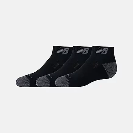 Детские низкие носки New Balance Active, 3 пары, черные