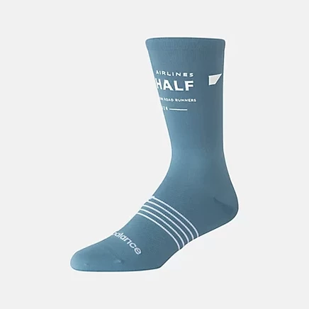 Унисекс носки New Balance NYC Half Crew, электрик