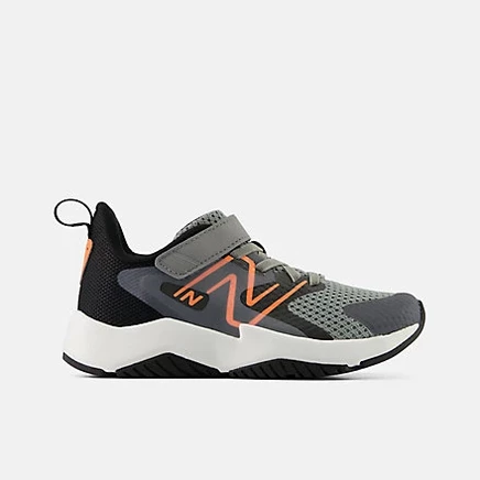 slate grey with black and tangerine heat