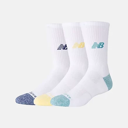Носки New Balance Active Crew 3 пары, черные
