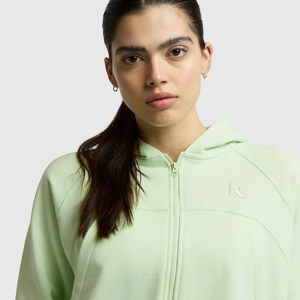 Женская худи на молнии New Balance Klutch, пастельно-розовая
