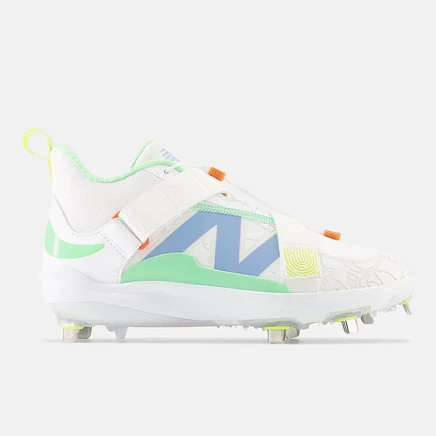 Унисекс бутсы New Balance FuelCell Lindor 2, белые/неон