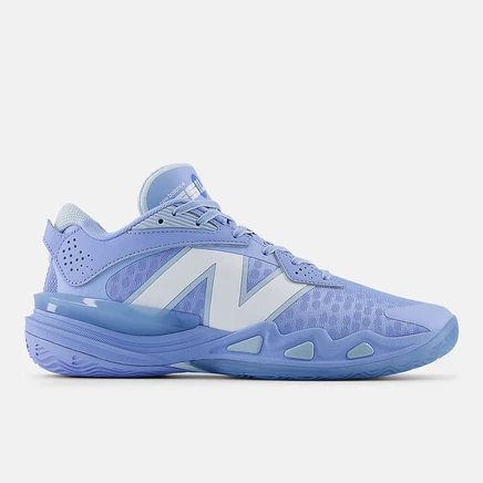 Женские кроссовки New Balance HESI LOW V2 electric sky with light chrome blue and white