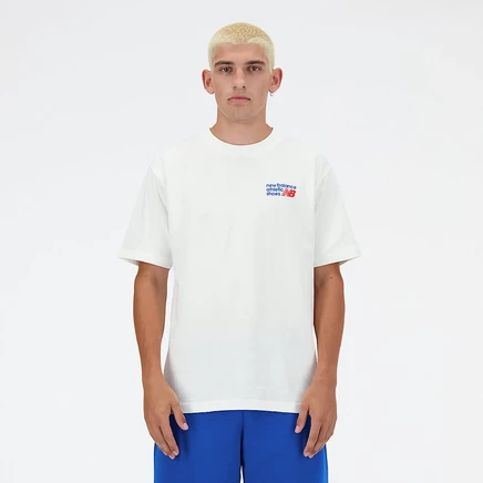 Мужская футболка New Balance Premium Logo, морская соль
