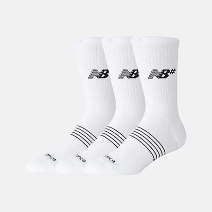 Носки New Balance Active Numeric, 3 пары, белые