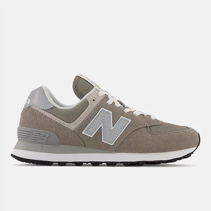 Женские кроссовки New Balance 574 Core grey with white