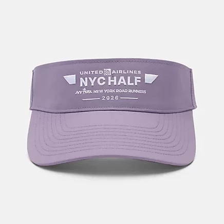 Визор New Balance United Airlines NYC Half, сиренево-фиолетовый