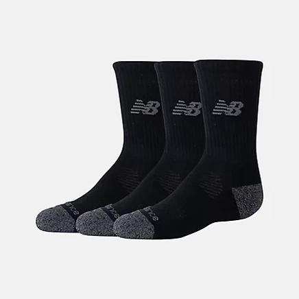 Детские носки New Balance, 3 пары, черные