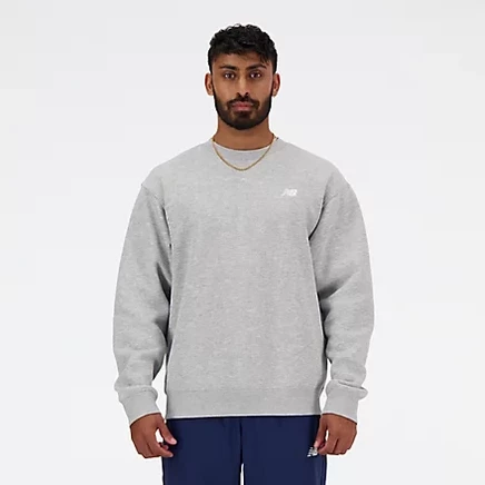 Мужская толстовка New Balance Sport Essentials, серо-белая
