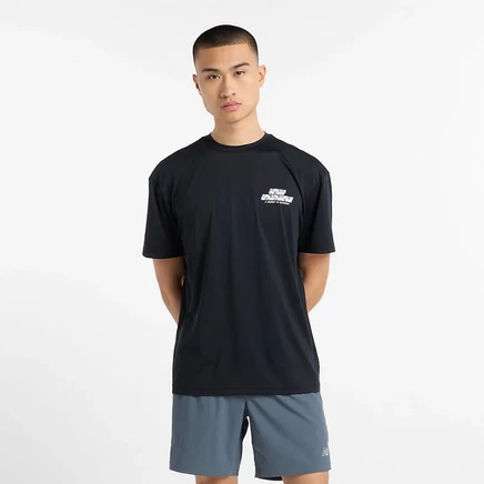 Мужская футболка New Balance Run Energy, черная