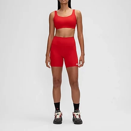Женский спортивный топ New Balance NB Harmony, красный