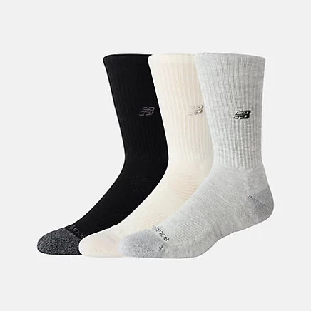 Набор носков New Balance Active Premium Crew 3 шт., белые