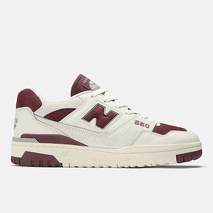 Унисекс кроссовки New Balance 550, морская соль с малиновым