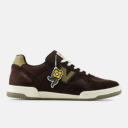 Кроссовки New Balance NB Numeric Tom Knox 600, шоколадные с оливковым