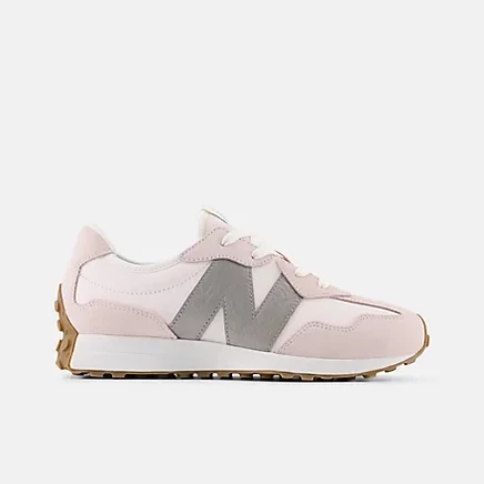 Детские кроссовки New Balance 327 Lace, черные с белым