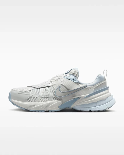 Женские кроссовки Nike V2K Run, платиново-бело-светло-серые