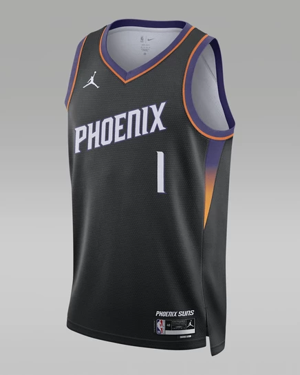 Мужская джерси Jordan Phoenix Suns Statement Edition, черная