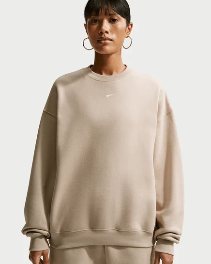 Женский свитшот Nike Studio, оверсайз, кремовый/молочный