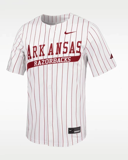 Футболка для детей Nike Arkansas Pinstripe, белая