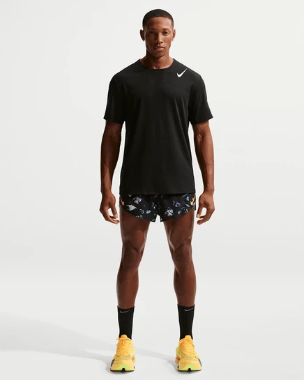 Мужские шорты Nike AeroSwift Dri-FIT, черно-оранжевые