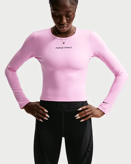 Женский лонгслив Nike Pro Sculpt Dri-FIT, розовый