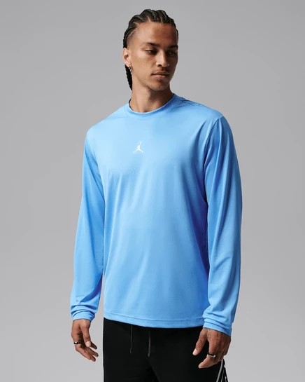 Мужской лонгслив Jordan Sport Essentials, голубой