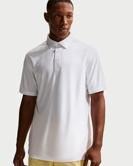 Мужское поло Nike Tailored Performance Dri-FIT, белое