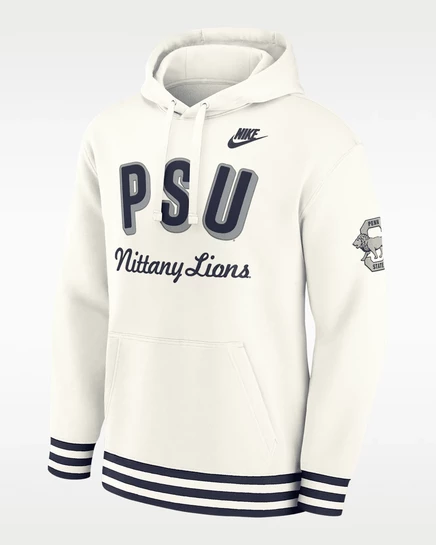 Мужская худи Nike Penn State Legacy Retro, экрю
