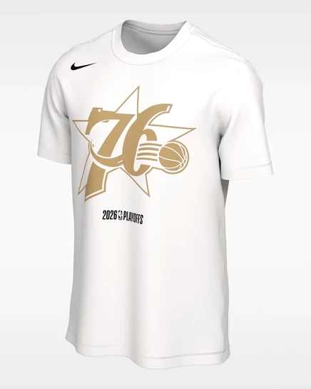 Мужская баскетбольная футболка Nike Philadelphia 76ers, белая