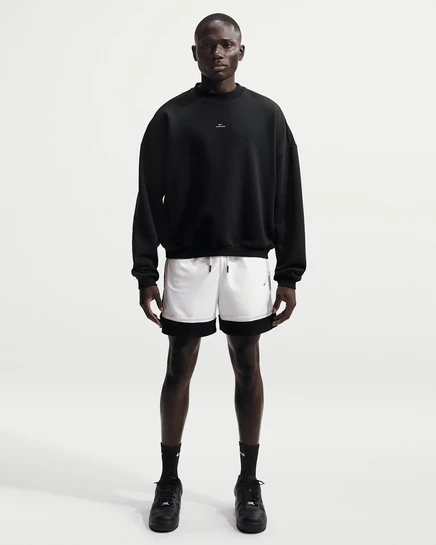 Мужские шорты Nike Standard Issue Dri-FIT 6″, бело-черные