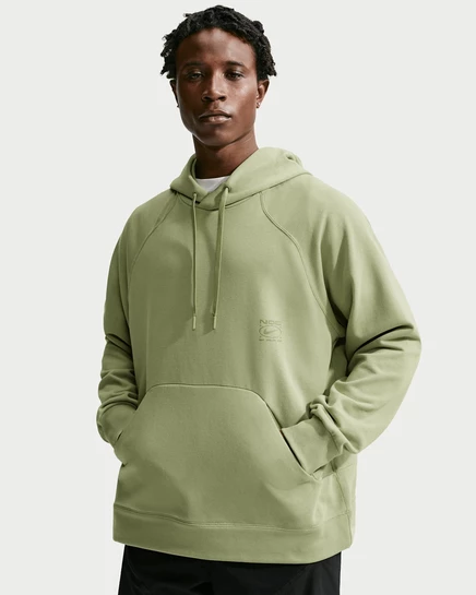 Мужское тренировочное худи Nike N.A.C., оливковое