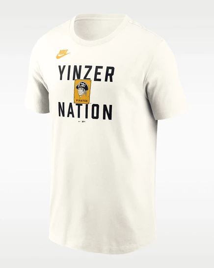 Мужская футболка Nike Pittsburgh Pirates 70s, кремовая
