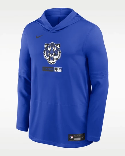 Мужская худи Nike Detroit Tigers City Connect, королевско-синяя