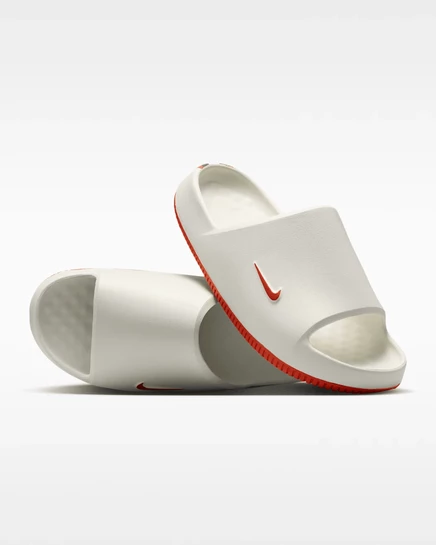 Мужские сланцы Nike Calm Clemson, белые/оранжевые