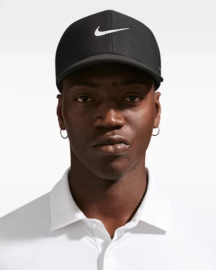 Унисекс кепка для гольфа Nike Rise Dri-FIT, черная