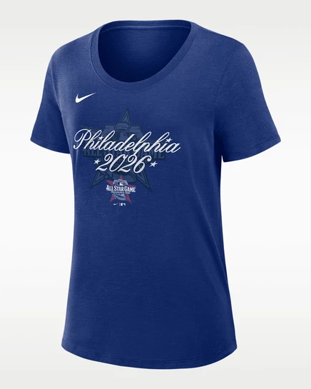 Женская футболка Nike Dri-FIT MLB All-Star 2026, синяя