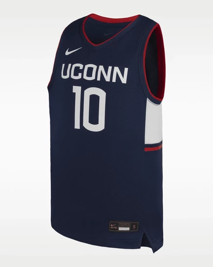 Детская баскетбольная майка Nike Connecticut Huskies, тёмно-синяя
