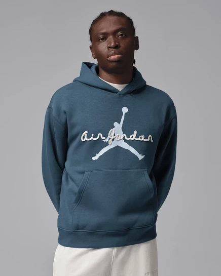 Мужское худи Jordan Brooklyn Fleece, синий/аура