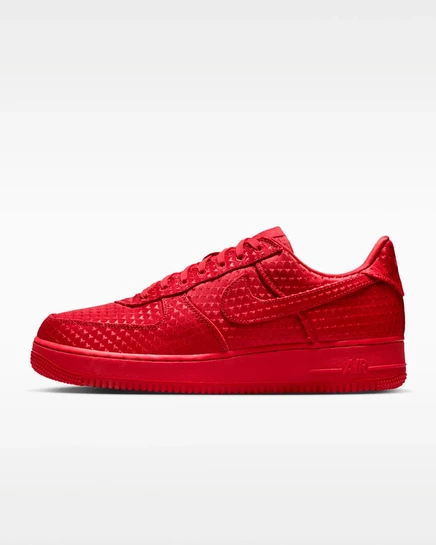 Мужская обувь Nike Air Force 1 «Valentine’s Day», красно-черная