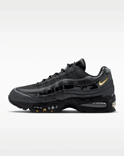 Мужские кроссовки Nike Air Max 95 Big Bubble, черно-золотые