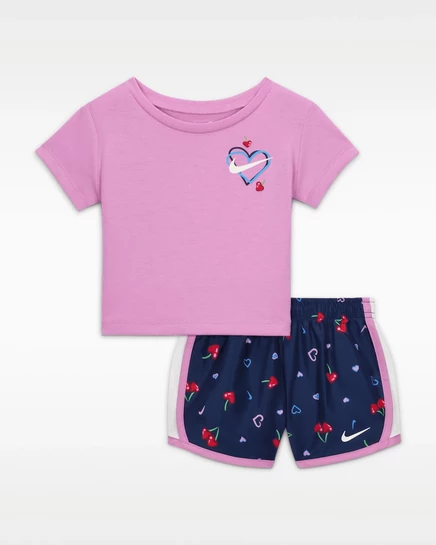 Комплект для девочек Nike Cherry Baby (12–24 мес.), темно-синий