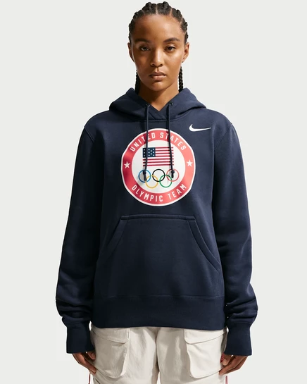 Женское худи Nike Phoenix Fleece, обсидиан