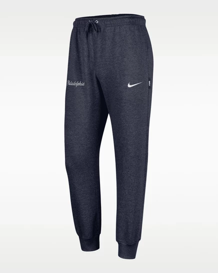 Мужские джоггеры Nike Philadelphia 76ers City Edition, темно-синие
