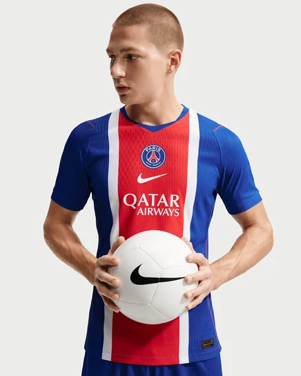 Мужская майка Nike PSG Dembélé 2026/27, сине-бело-красная