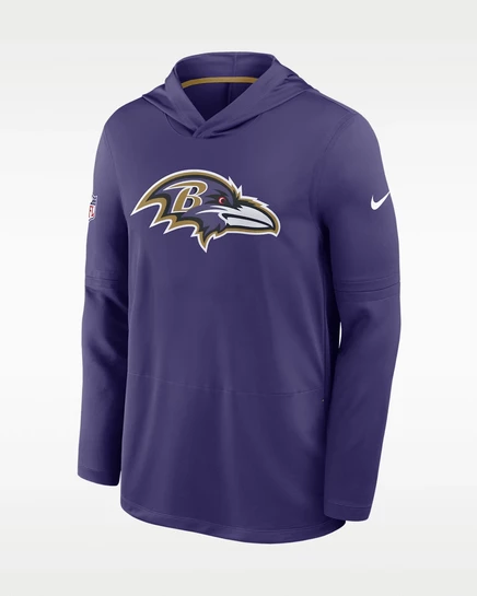Мужской лонгслив Nike Baltimore Ravens NFL, фиолетовый