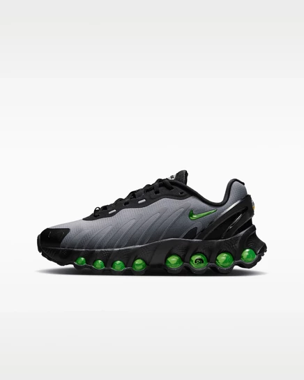 Детские кроссовки Nike Air Max Dn8, черные/светло-серые/неоново-желтые