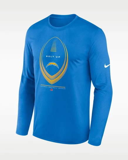 Мужской лонгслив Nike Chargers Legend Icon, синий