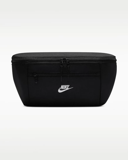 Унисекс поясная сумка Nike Heritage 8 л, черная/белая