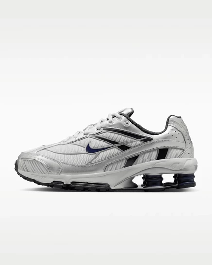 Мужские кроссовки Nike Shox Ride 2, светло-серый/металлик/антрацит/темно-синий